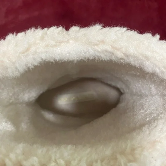 Madden Girl Cozy Cream Platform Boots - Picture 7 of 9